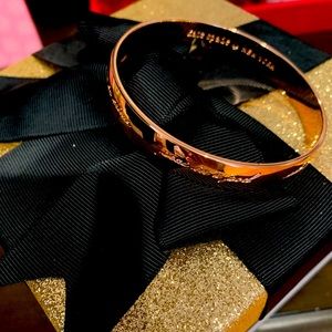 NWOT Kate Spade rose gold bangle